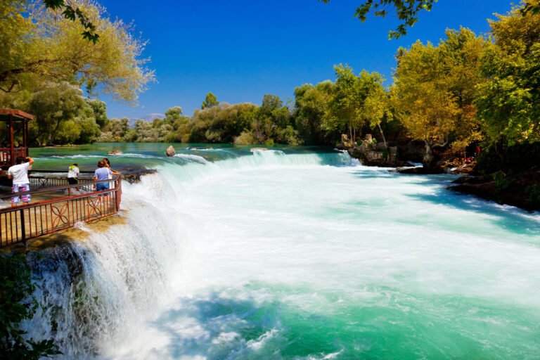 Waterfall Manavgat at Turkey - nature travel background